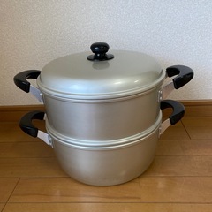 ツルマル　丸型蒸し器26cmの画像