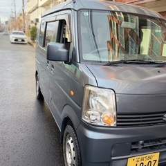 🚐 車検令和8年12月まで！平成17年エブリイワゴンJPハイルーフ！スタッドレス付き！の画像