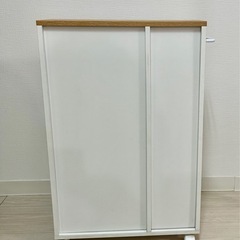 ニトリ　トイレ収納　スリムの画像