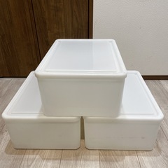 収納ケース　スライド式　スタッキング　　3個セットの画像