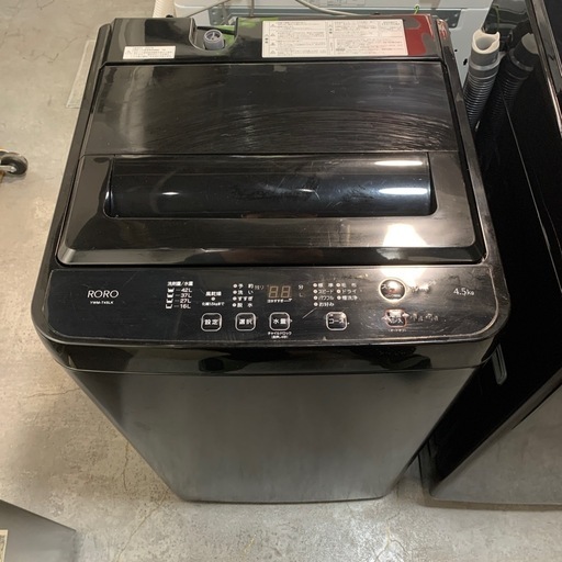 ジモティー割】RORO 2023年製4.5kg 洗濯機（ID1872） (トレジャー 