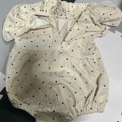 KOHANAドット柄ロンパースの画像