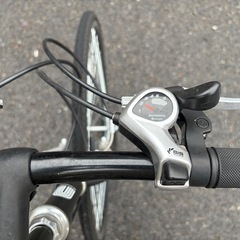 【決定しました】【美品】クロスバイク 26インチ ブラック 6段変速の画像