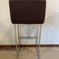 【業務用・美品】パブリック製 カウンターチェア！モダンなブラウン✨店舗や自宅にの画像