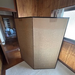 銀屏風　年代物　レアの画像