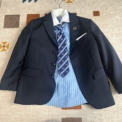 【美品】男の子 フォーマルスーツ 120cm 4点セット 入学式 卒園式 の画像