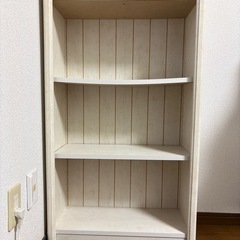 本棚  白の画像