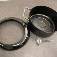 温度計付き天ぷら鍋(ガス/IH対応)の画像