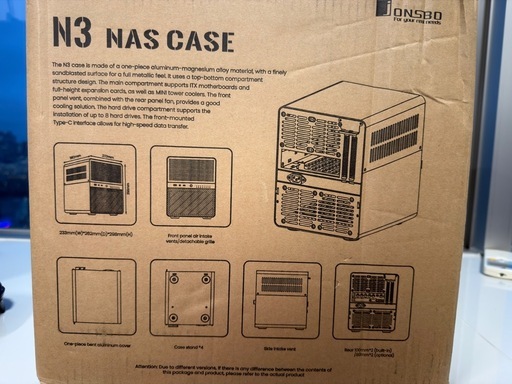 NAS用　PCケース　Jonsbo N3 Black 新品未開封