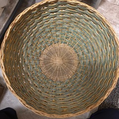 ZARA インテリア 籠  ラージ　バスケット バリの画像