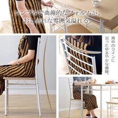 LOWYA4人掛けダイニングテーブルセットの画像