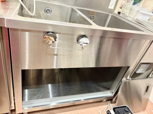 備品！業務用 二層シンク ステンレス 飲食店向け
