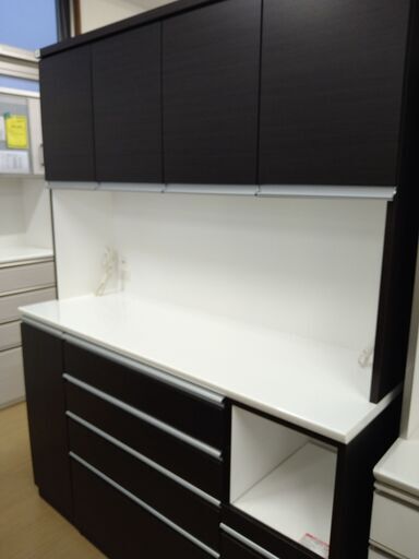 リユースのサカイ浦和店 【H351】★食器棚4枚扉 ニトリ レジューム 150TF-H-DBR3