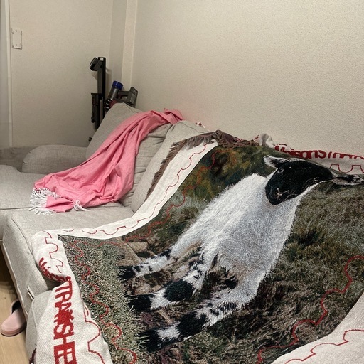 北欧風3人がけソファー定価20万越値引きしました。