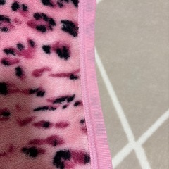 ヒョウ柄 ブランケットの画像