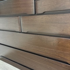 たんす　ダークブラウンの画像