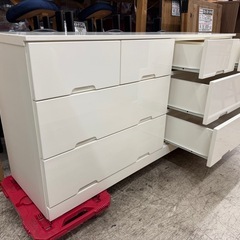 【愛品館 江戸川店】NITORI 4段ワイドローチェスト 150cm（ニトリ）の画像