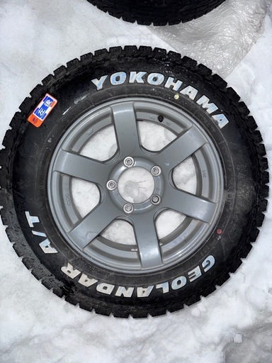 ジムニー用】185/85R16 GEOLANDAR タイヤ＋ホイール4本セット バリ溝