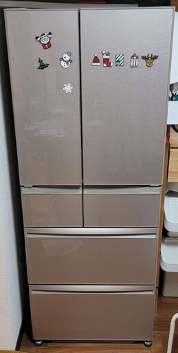 置けるスマート大容量冷蔵庫 MR-WX47LH-C [グレイングレージュ]