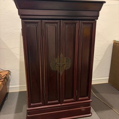 【美品】唐木仏壇（伝統型）｜ライト点灯確認済み｜引き取り限定の画像