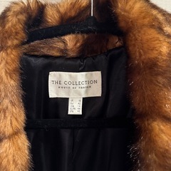 【カシミヤ混】 THE COLLECTION ロングコート ファー襟付きの画像