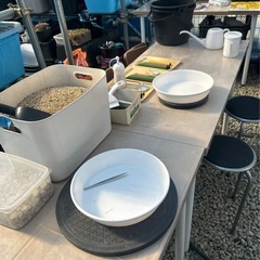 多肉植物の寄植え会の画像