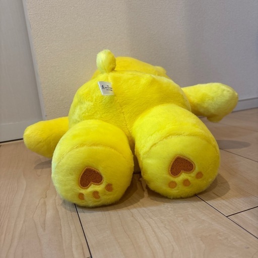 ケアベア黄色 (Chime) 万博記念公園のおもちゃ《ぬいぐるみ》の中古