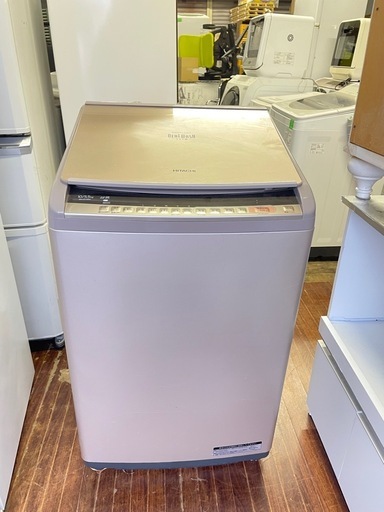 北九州市内配送無料　保証付き BW-DV100C 縦型洗濯乾燥機 ビートウォッシュ シャンパン [洗濯10.0kg /乾燥5.5kg /ヒーター乾燥