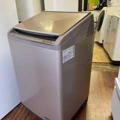 北九州市内配送無料　保証付き BW-DV100C 縦型洗濯乾燥機 ビートウォッシュ シャンパン [洗濯10.0kg /乾燥5.5kg /ヒーター乾燥の画像