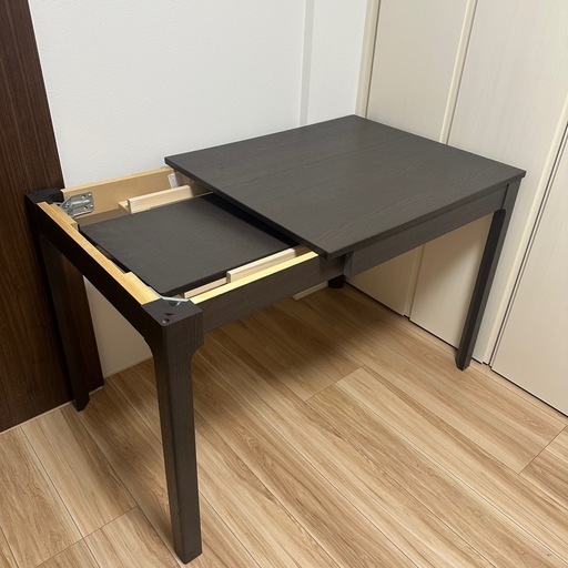 EKEDALEN エーケダーレン 伸長式テーブル ダークブラウン
