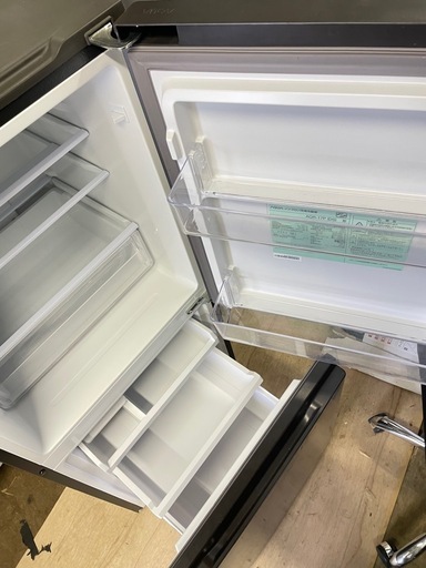 北九州市内配送無料　保証付き アクア冷蔵庫 ダークシルバー AQR-17P (DS) [169L /2ドア /右開きタイプ /2024年]