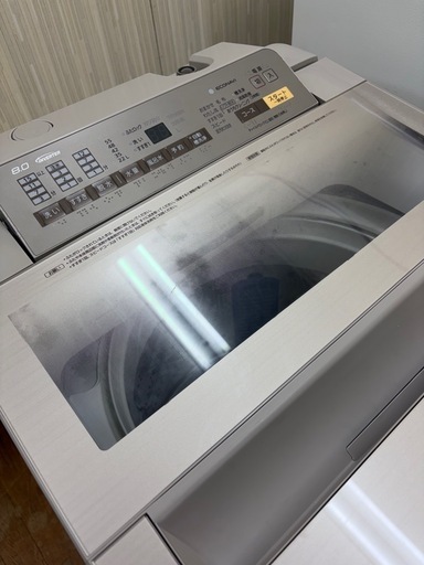 #83 激安8.0kg洗い!! Panasonic 2017年 NA-FA80H3 全自動電気洗濯機