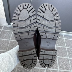 【2回のみ着用】ZARA ザラ トラックソール ローファー ブラウン サイズ36 布袋付きの画像