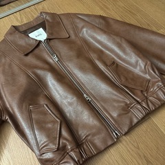 RAIVE 両サイドジッパードレザージャケットの画像