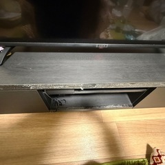 【テレビ台（ローボード）ブラック】早めに引き取り希望
の画像