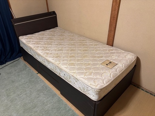室蘭市内　シングルベッド　マットレス　　配送可能