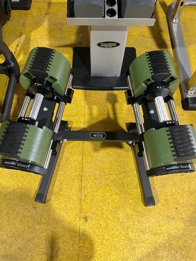NUO FLEXBELL フレックスベル　32kg×2個　スタンド付き　可変式ダンベル