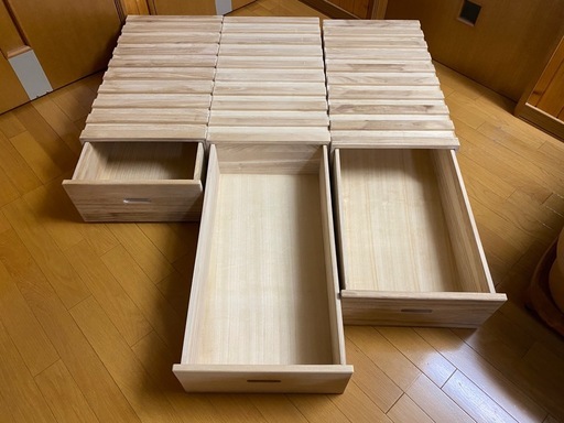 コレは便利‼️ 総桐製　押し入れ収納引出し✖︎3個セット