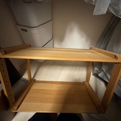 木製1段ラックの画像