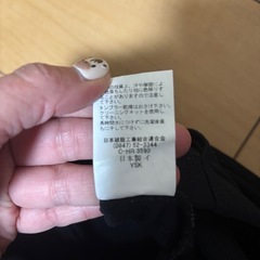 レディース　黒　レギンスパンツ　Lの画像