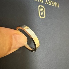 ハリーウィンストン　指輪リング　プリンセスカットの画像