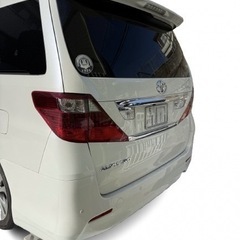 車検たっぷり！７人乗り20系アルファード前期！パール剥げ塗装済み！デカナビ！の画像