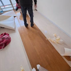 お話し中！
フロアシート 白 木目調 7畳分 無料の画像