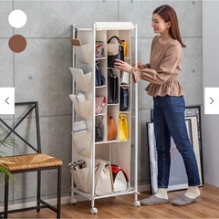 カバン　バッグ　収納ラックの画像