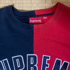 シュプリーム split crewneck sweatshirtの画像