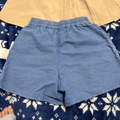 キッズ女の子半ズボンスカートの画像