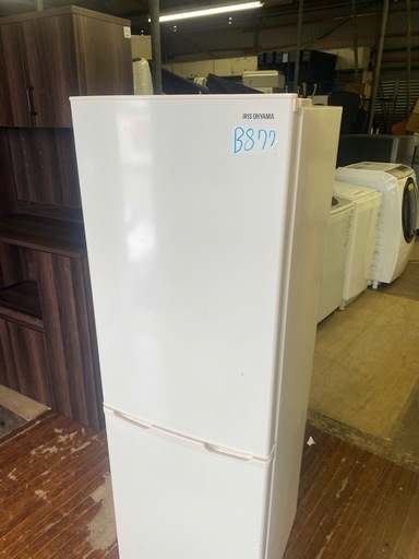 NO B877?福岡市内配送設置無料✨?冷蔵庫 162L 一人暮らし 2ドア 家庭用 幅47.4cm IRSE-16A-CW ホワイト