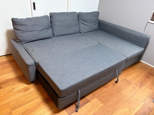 【IKEA FRIHETEN フリーヘーテン コーナーソファベッド（収納付き）】