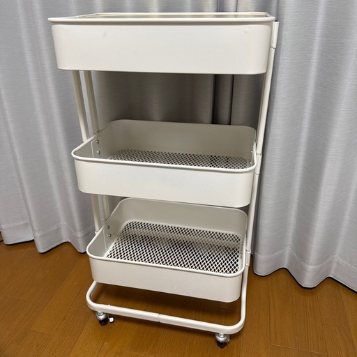 スチールワゴン3段 (スイッチ2) 川崎の収納家具《スチールラック》の