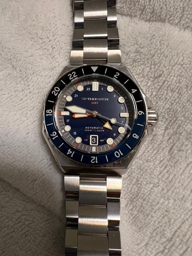 スピニカー　デュマ　GMT オートマティック　自動巻
　腕時計　